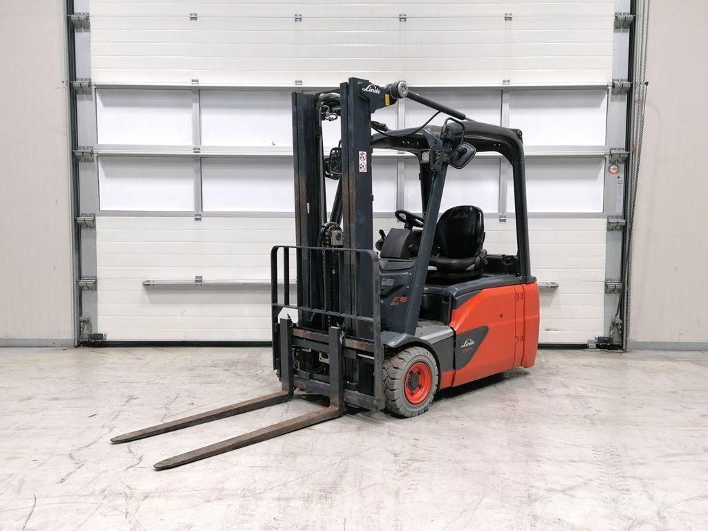 Linde E16L-02 El gaffeltrucks