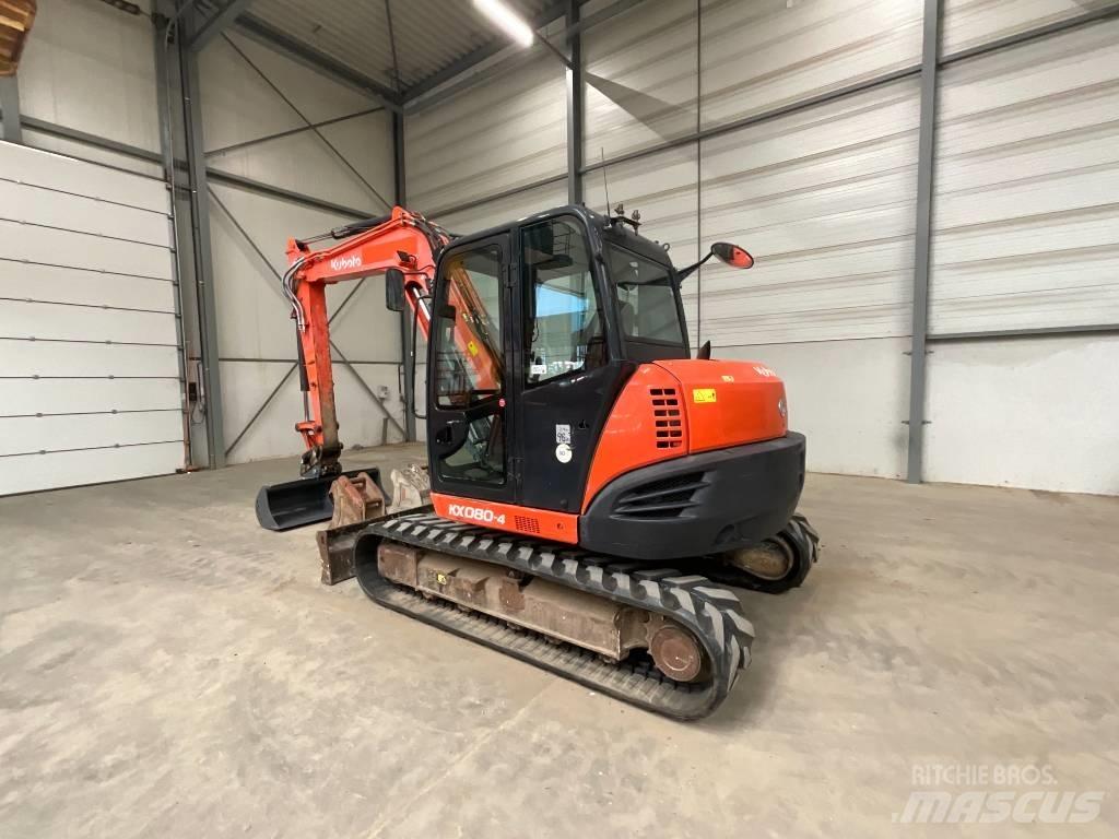 Kubota KX 080-4 Midi-gravemaskiner 7t - 12t
