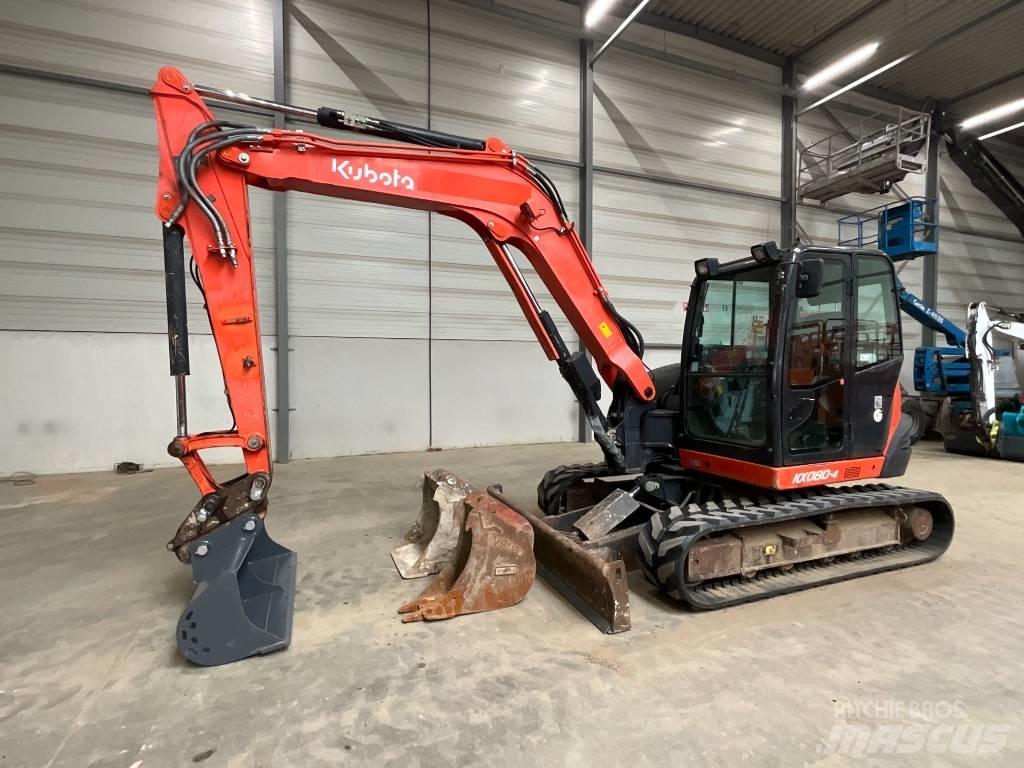 Kubota KX 080-4 Midi-gravemaskiner 7t - 12t