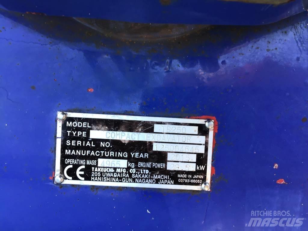 Takeuchi TB 250 Minigravemaskiner
