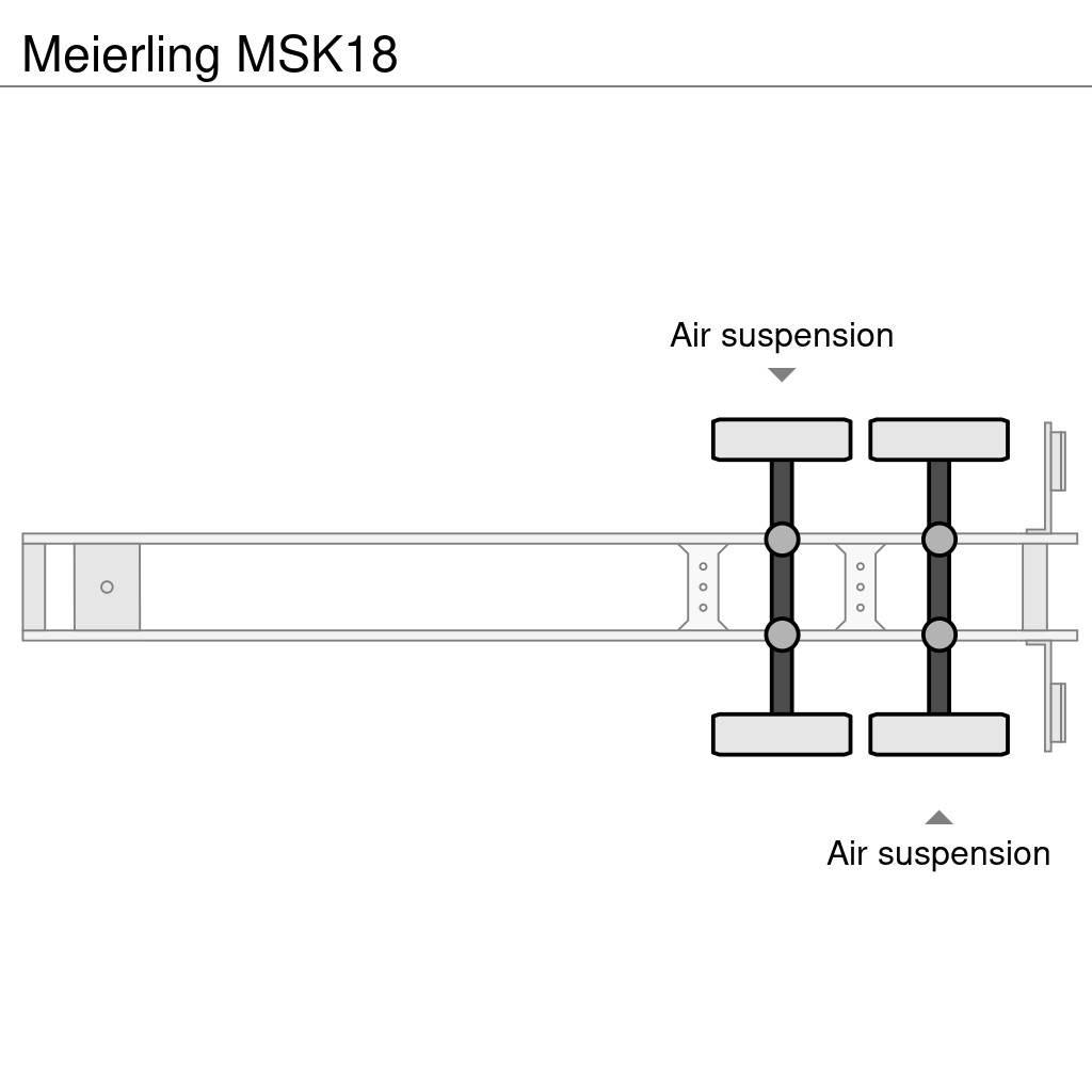 Meierling MSK18 Semi-trailer med tip