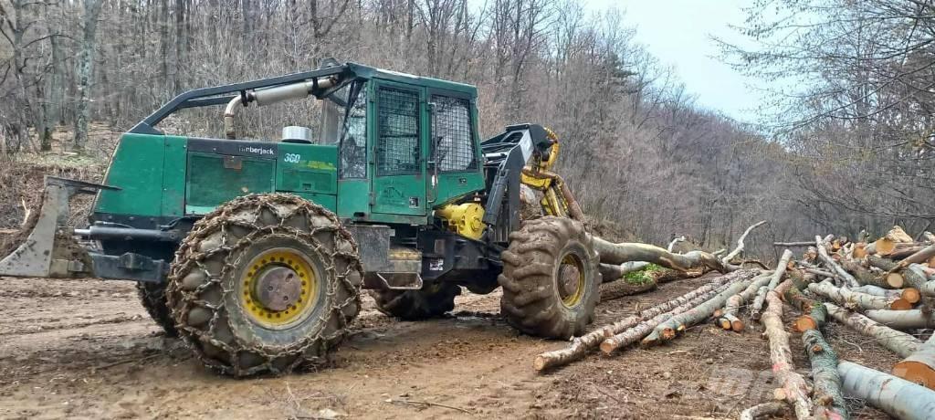 Timberjack 360 Udslæbningstraktorer