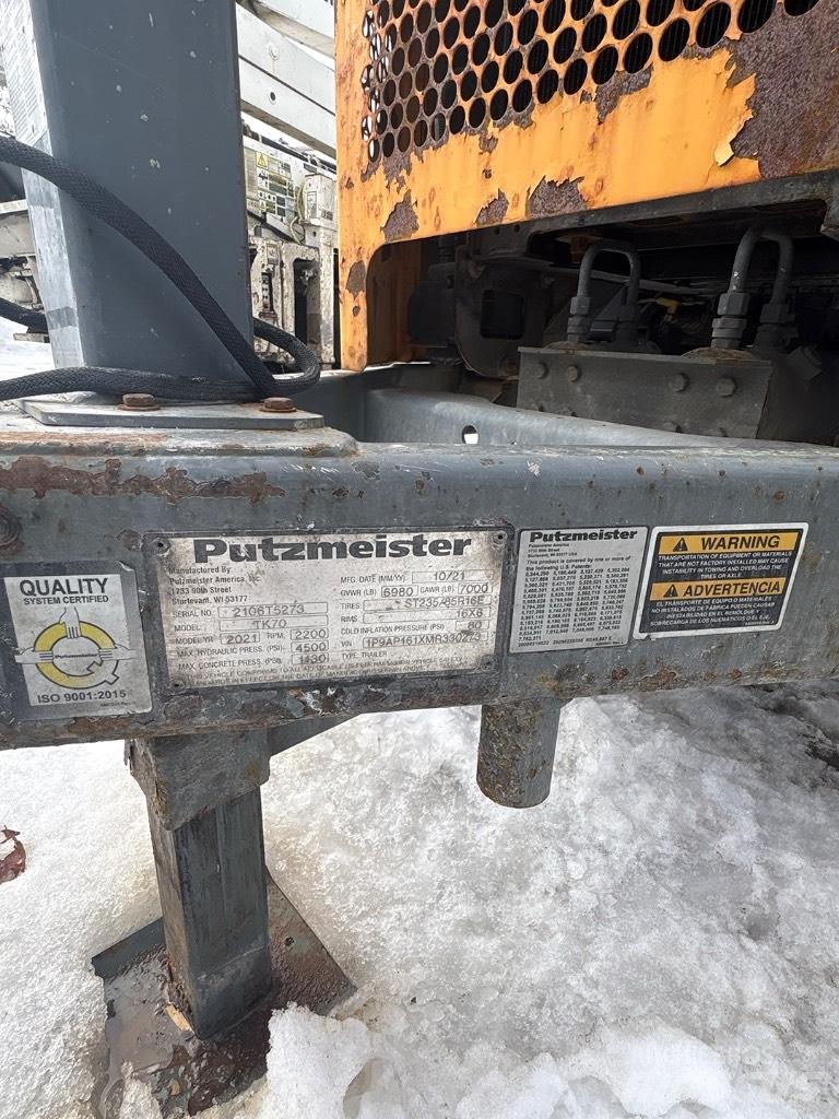Putzmeister TK 70 Betonpumper