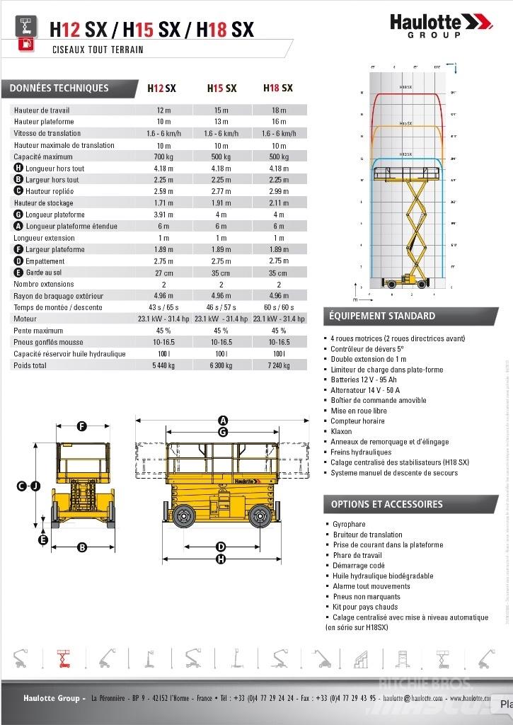 Haulotte H 15 SX Saxlifte