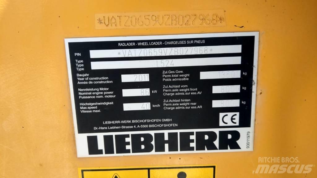 Liebherr L 524 Læssemaskiner på hjul