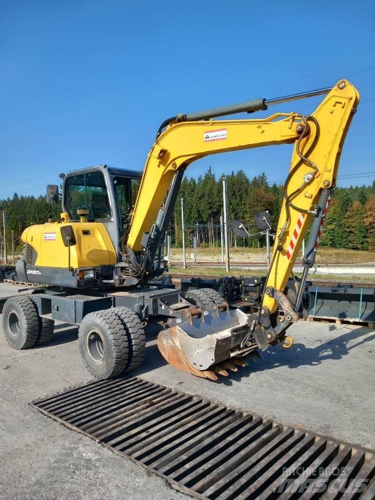 Doosan DX 57 W-5 Gravemaskiner på hjul