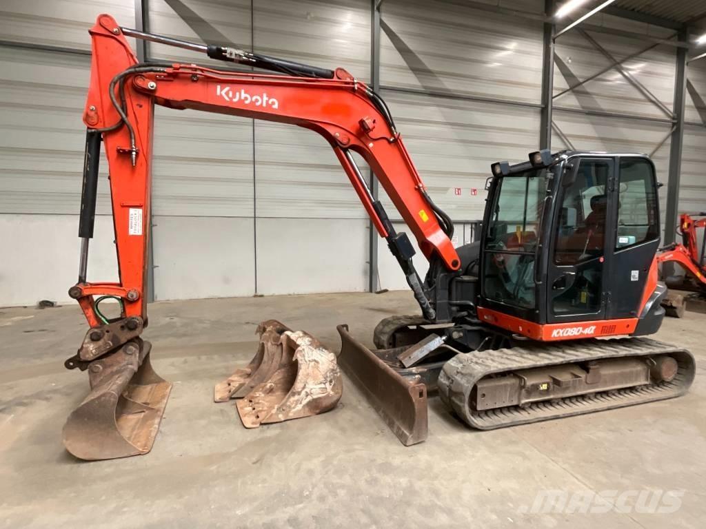 Kubota KX 080-4 A Midi-gravemaskiner 7t - 12t