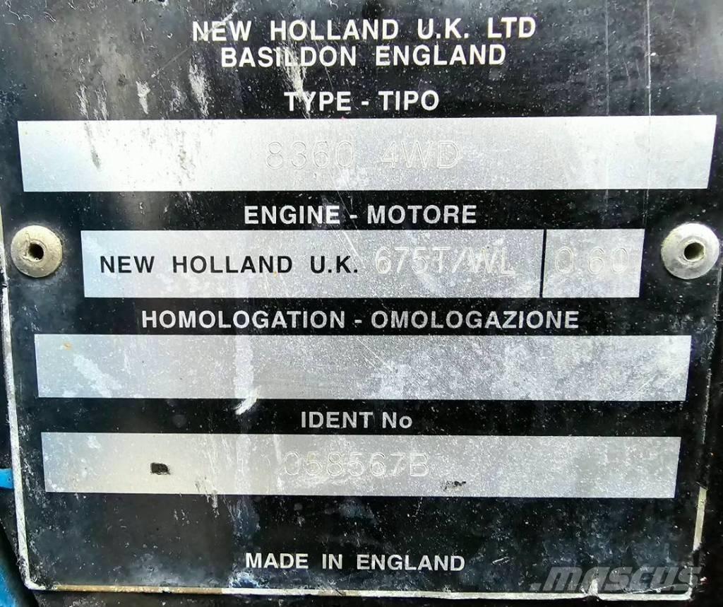 New Holland 8360 DT Traktorer