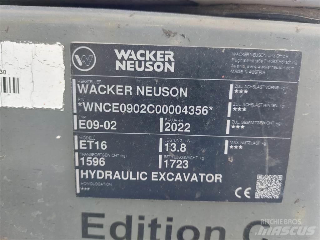 Wacker Neuson ET16 Gravemaskiner på larvebånd