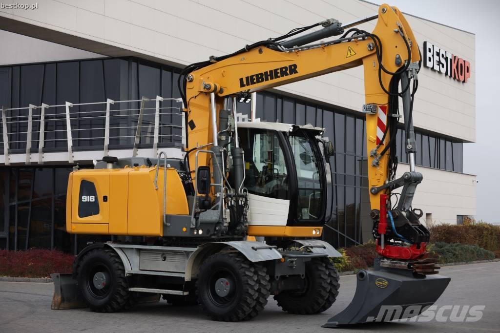 Liebherr A 916 Gravemaskiner på hjul