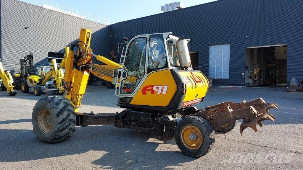 Menzi Muck A91 Mobil Gravemaskiner på hjul
