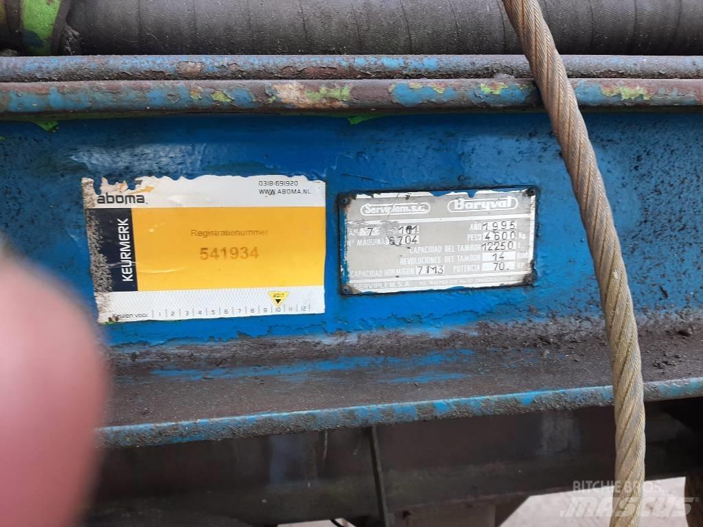 Baryval beton mixer Beton / mørtelblandere