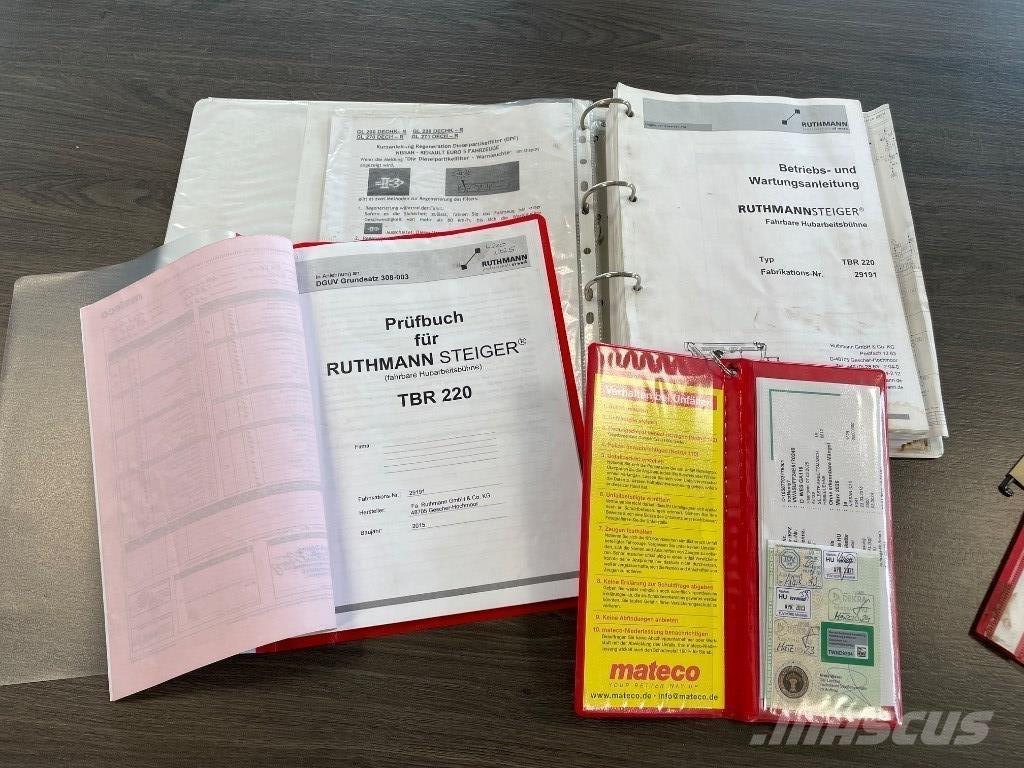 Ruthmann TBR 220 Lastbilmonterede lifte