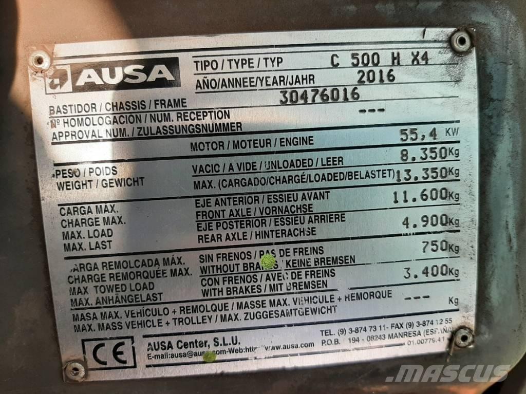 Ausa C 500 H X4 Terrængående gaffeltruck