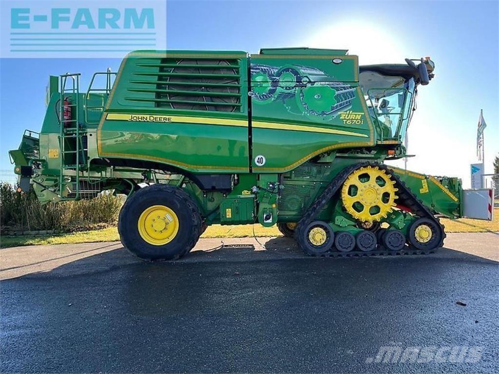 John Deere t670 Mejetærskere