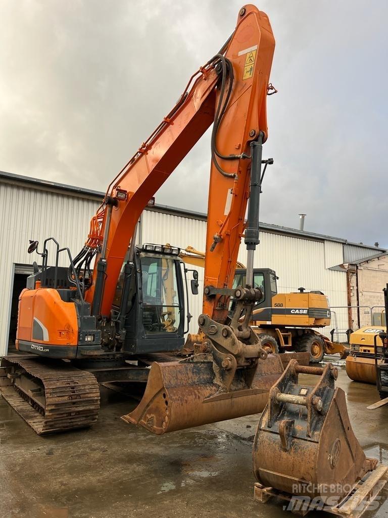 Doosan DX140 LCR Gravemaskiner på larvebånd