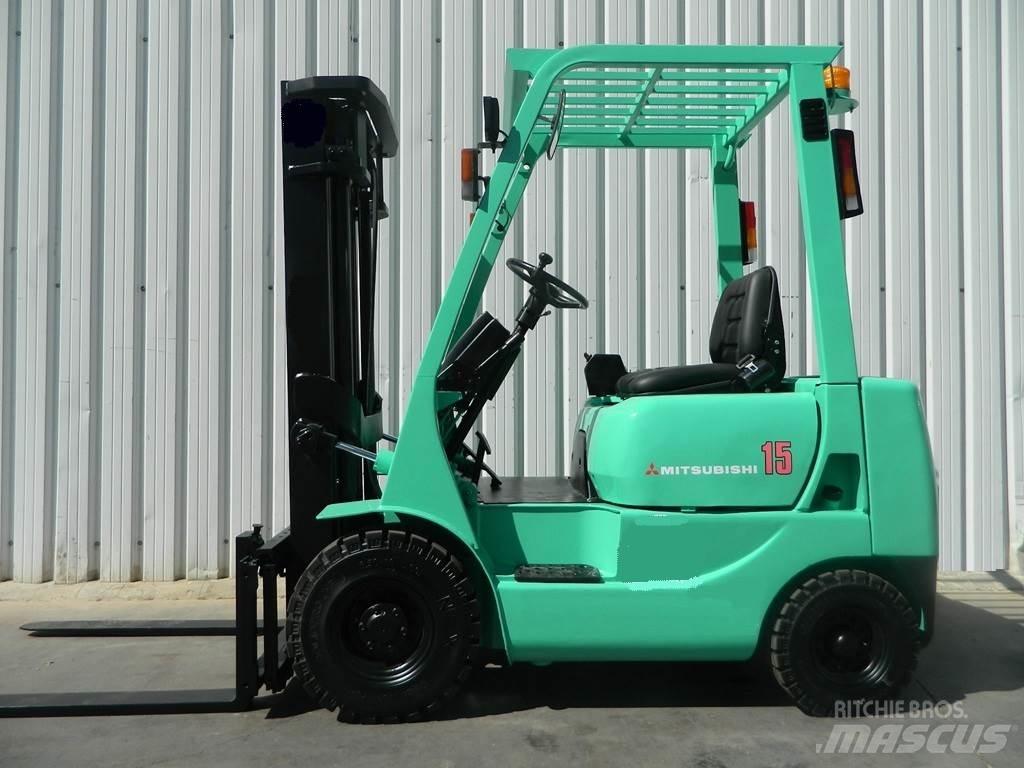 Mitsubishi FD15 Diesel gaffeltrucks