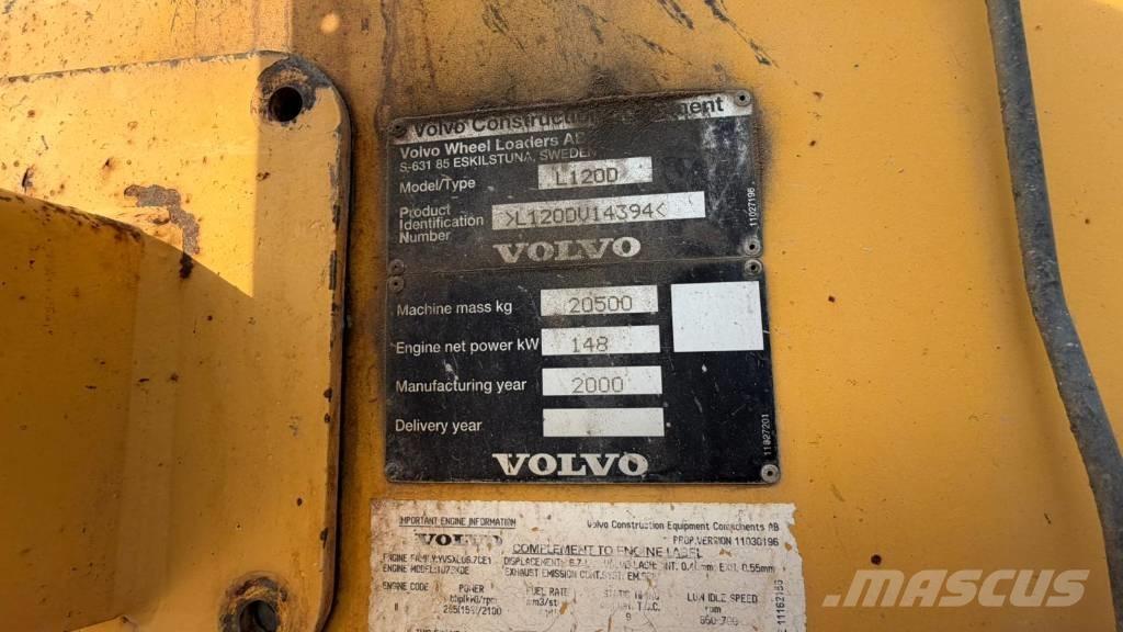Volvo L 120 D Læssemaskiner på hjul