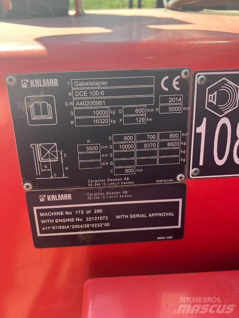 Kalmar DCE100-6 Diesel gaffeltrucks