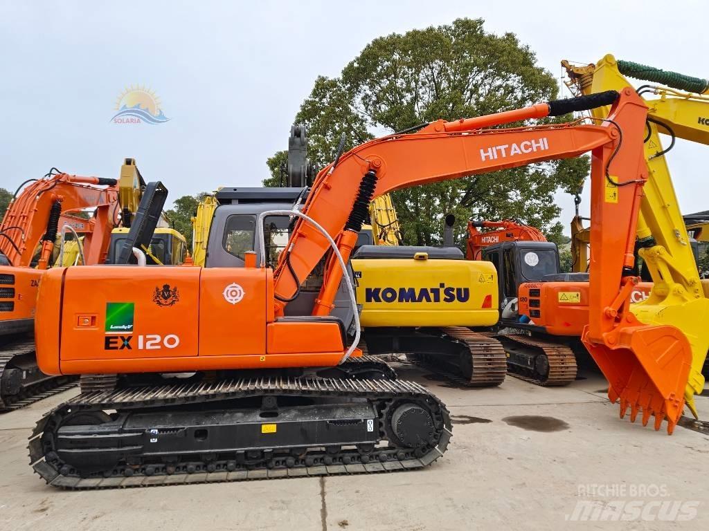 Hitachi EX 120 Gravemaskiner på larvebånd