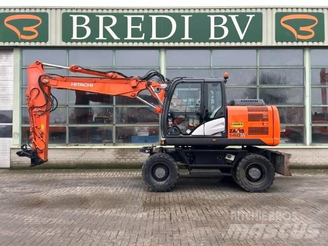Hitachi ZX140W-5B Gravemaskiner på hjul
