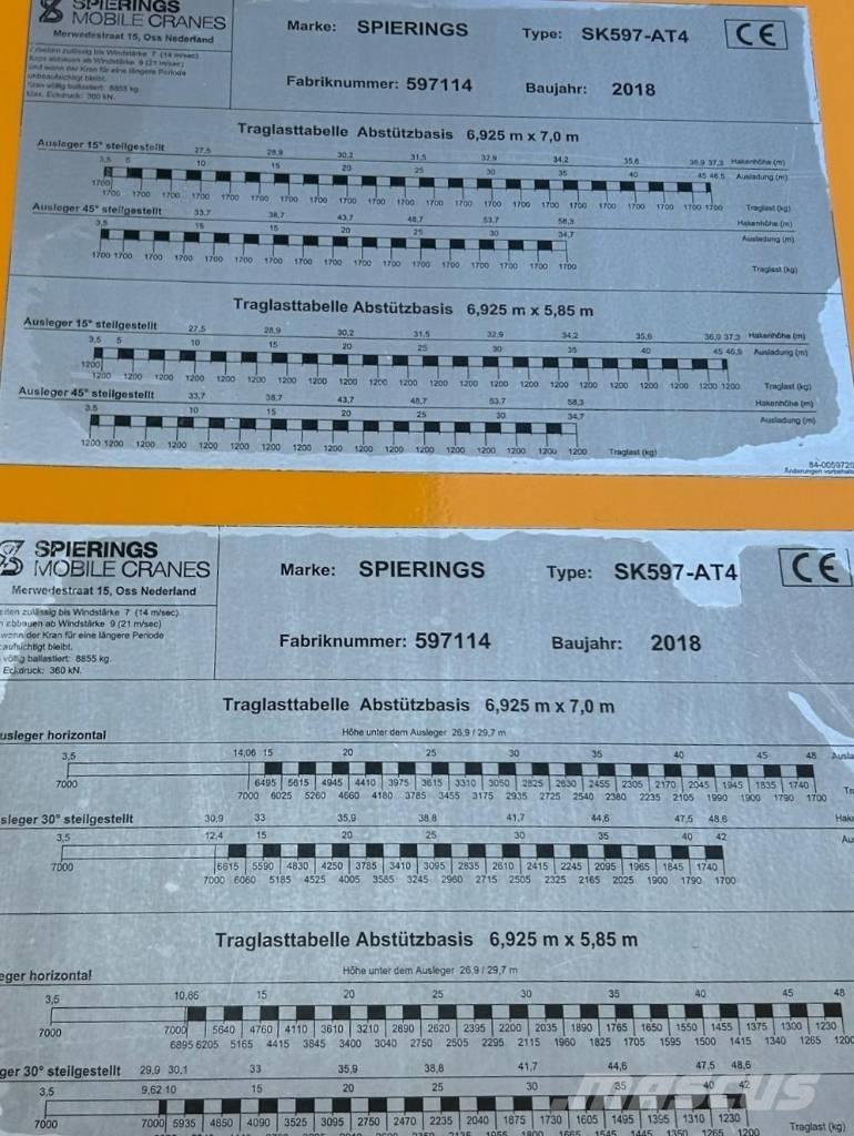 Spierings SK 597 AT4 Tårn kraner