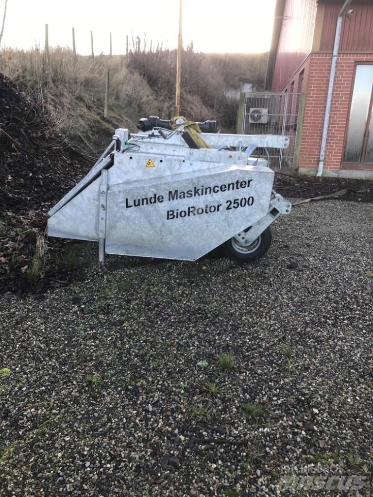  Lunde biorotor 2500 Andre jordbearbejdningsmaskiner og andet tilbehør
