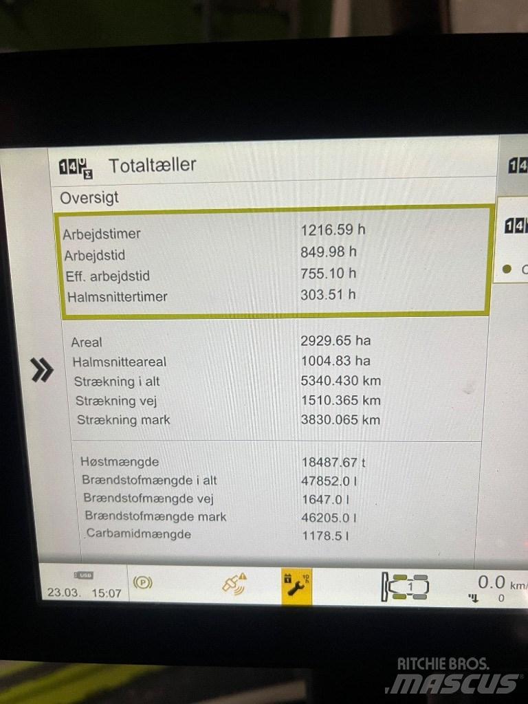 CLAAS Lexion 8700 Mejetærskere
