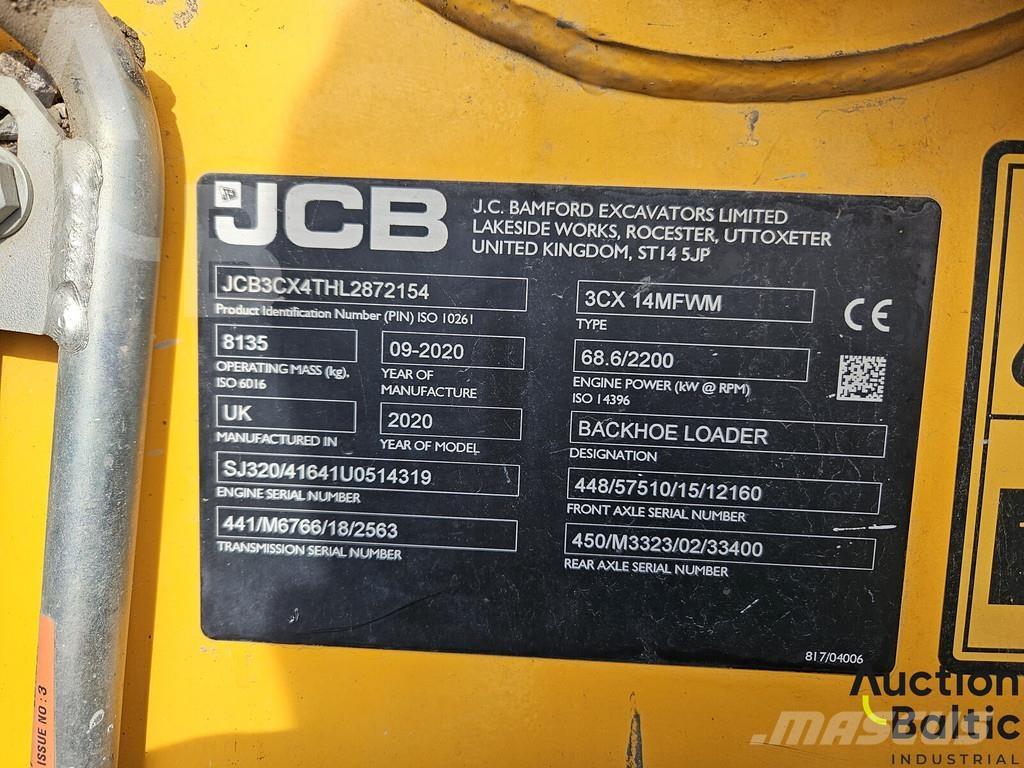 JCB 3 CX 14MFWM Rendegravere