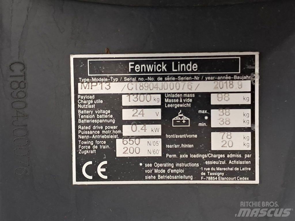 Linde MP13 Løftevogne