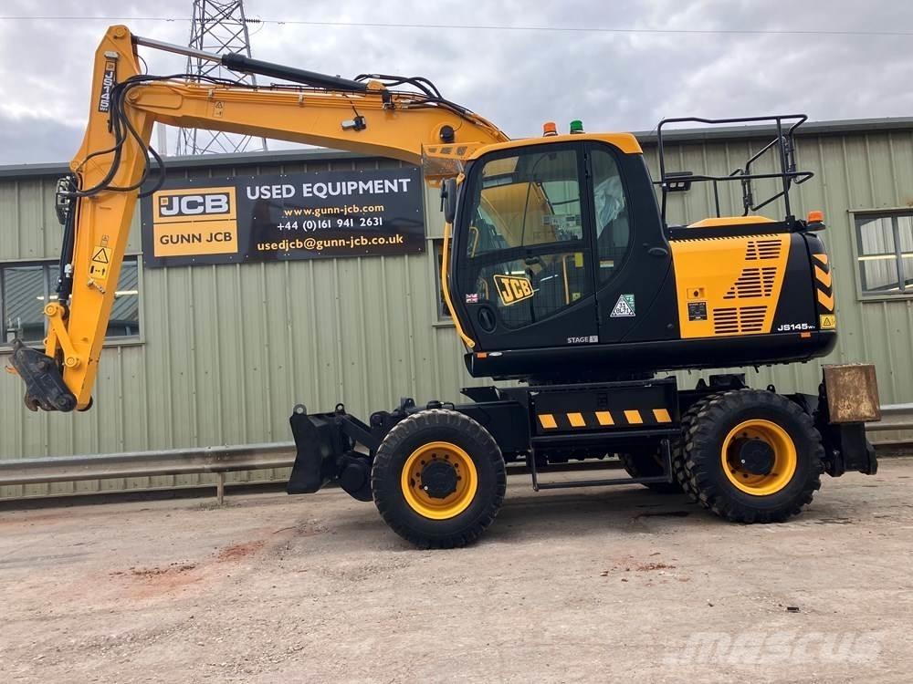 JCB JS145W Gravemaskiner på hjul
