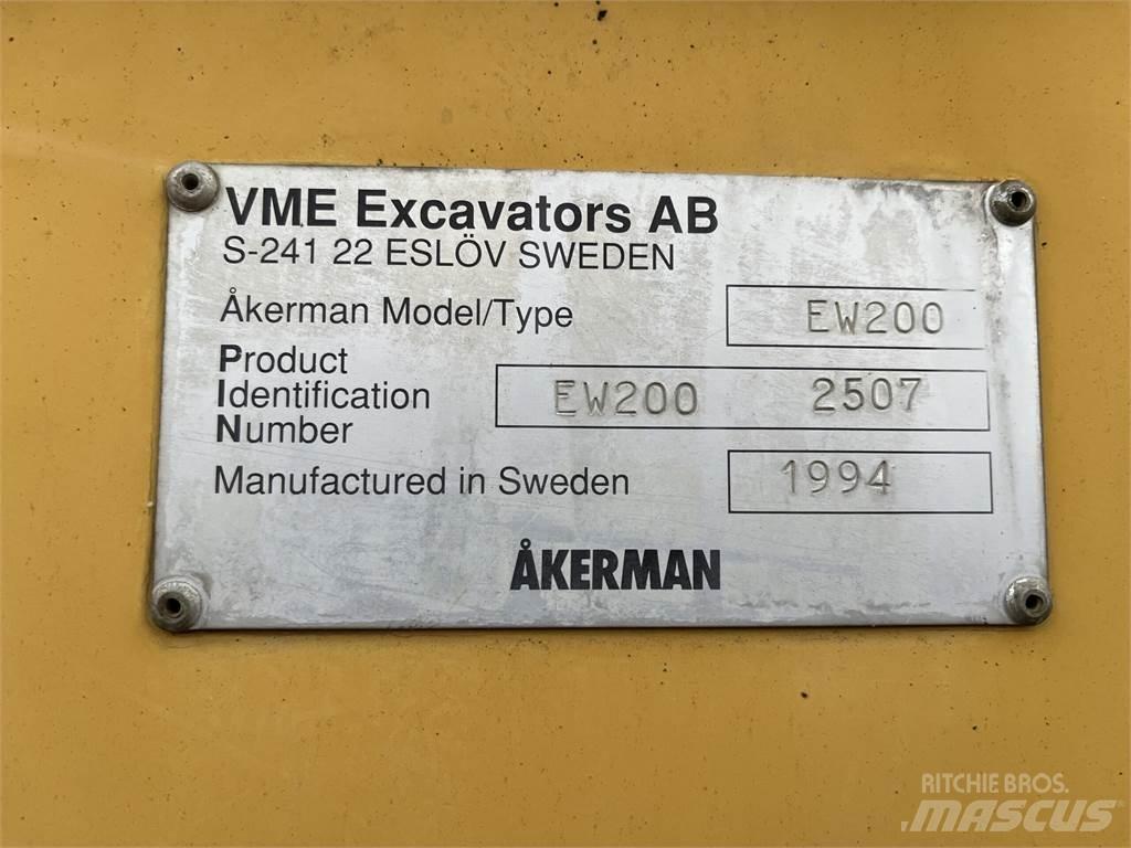 Åkerman EW200 4X4 Gravemaskiner på hjul