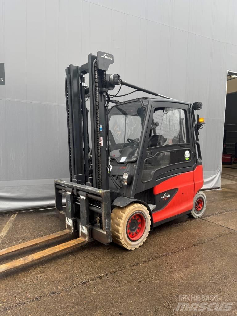 Linde E50HL-01 El gaffeltrucks
