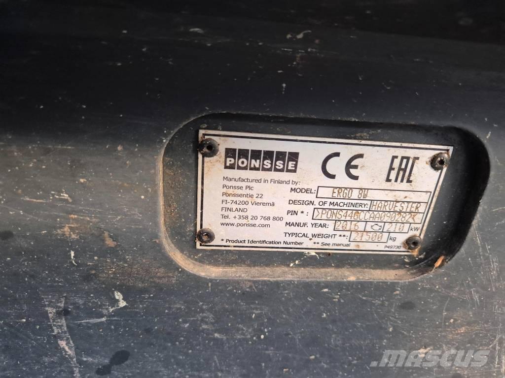 Ponsse ERGO 8W Skovningsmaskiner