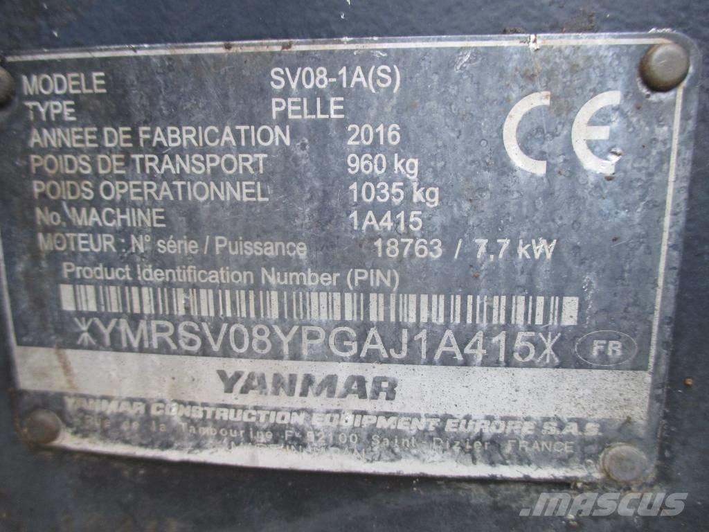 Yanmar SV 08-1 A Minigravemaskiner