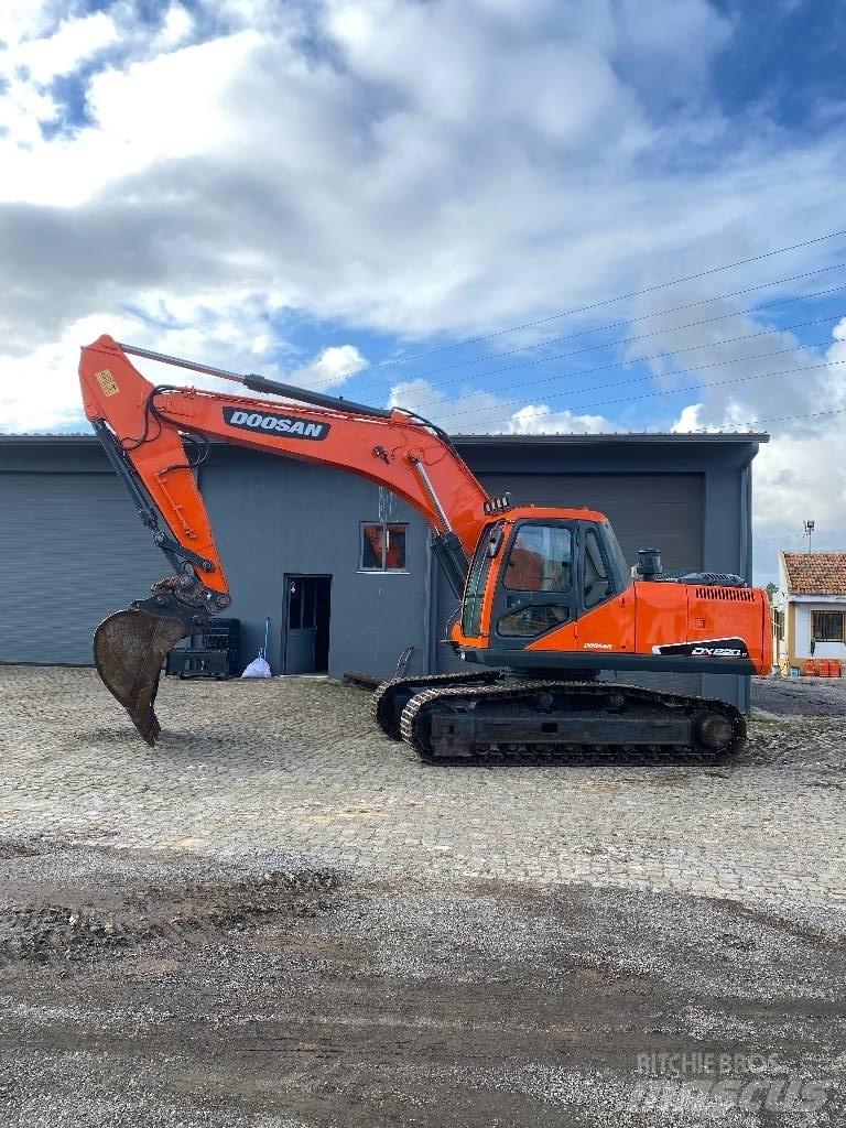 Doosan DX 220 NLC Gravemaskiner på larvebånd