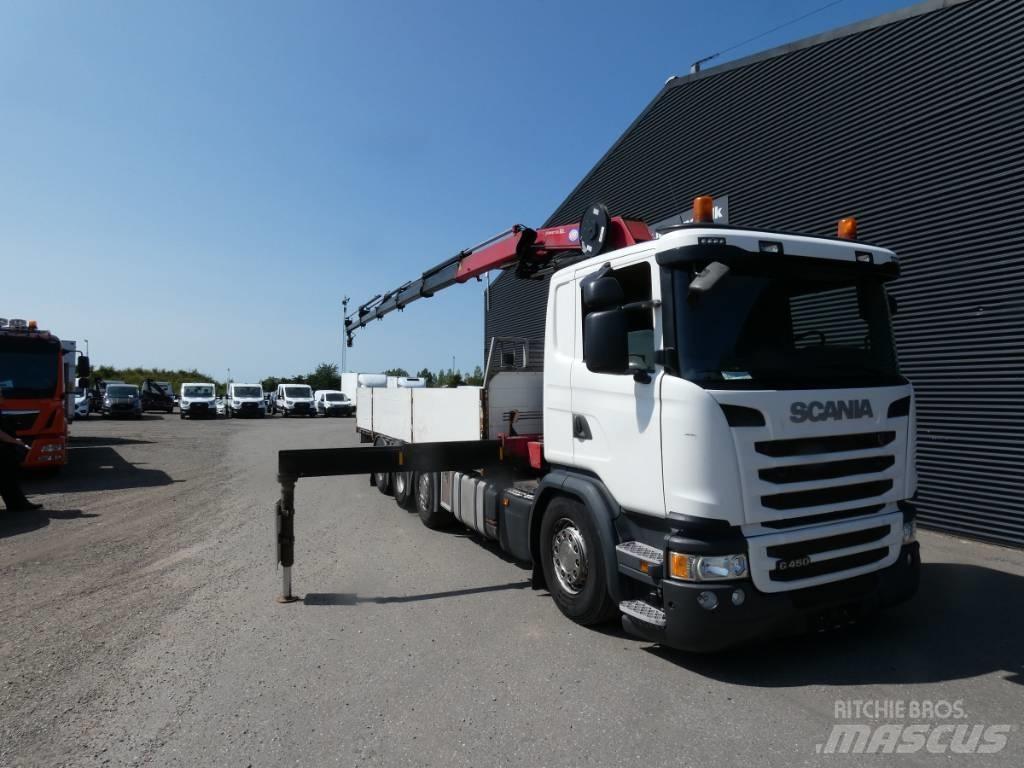 Scania G 450 Lastbil med kran
