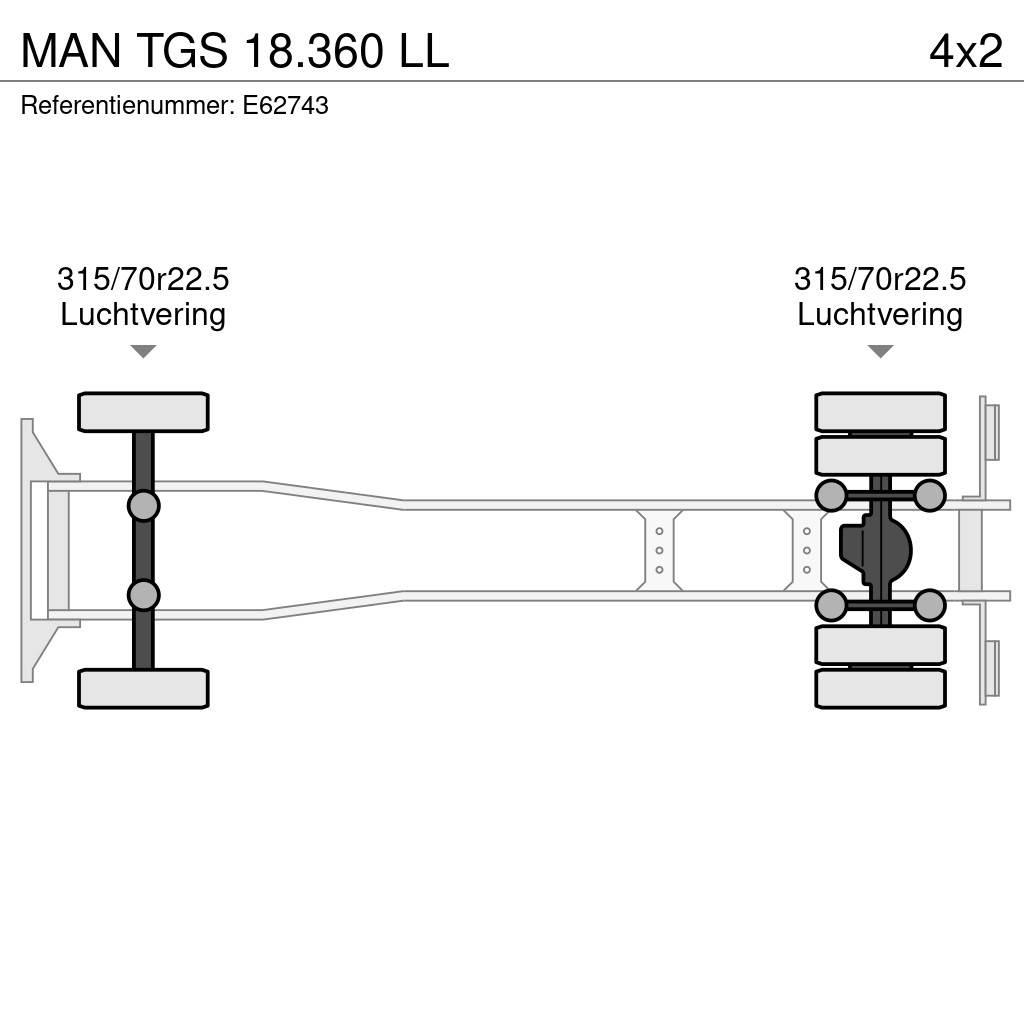 MAN TGS 18.360 LL Fast kasse
