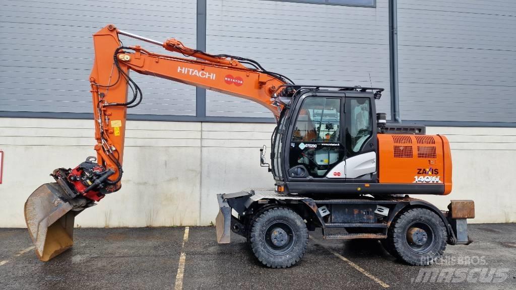 Hitachi ZX140W-6 Gravemaskiner på hjul