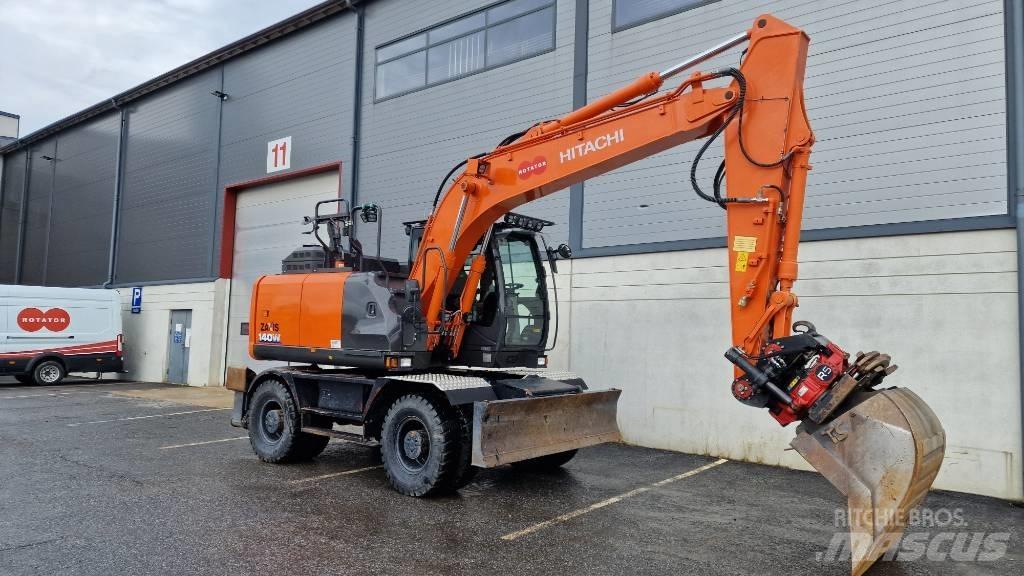Hitachi ZX140W-6 Gravemaskiner på hjul