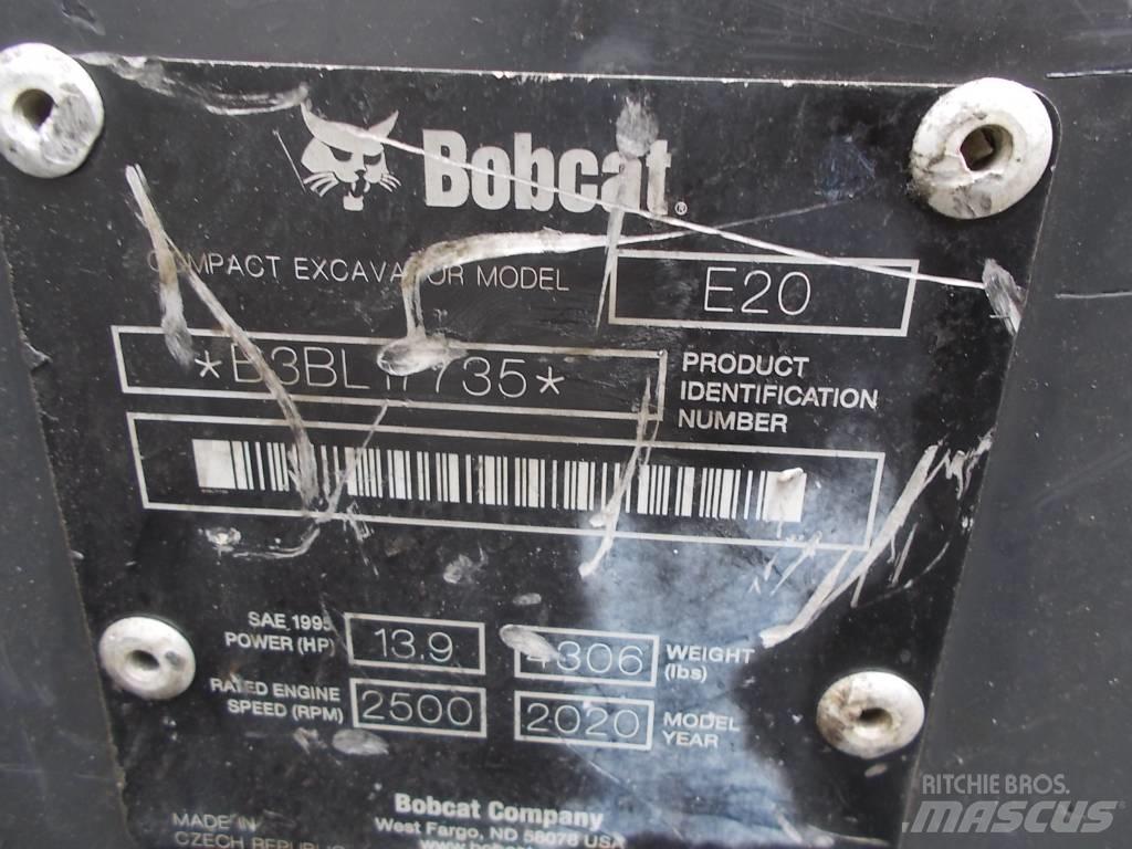 Bobcat E20 Minigravemaskiner