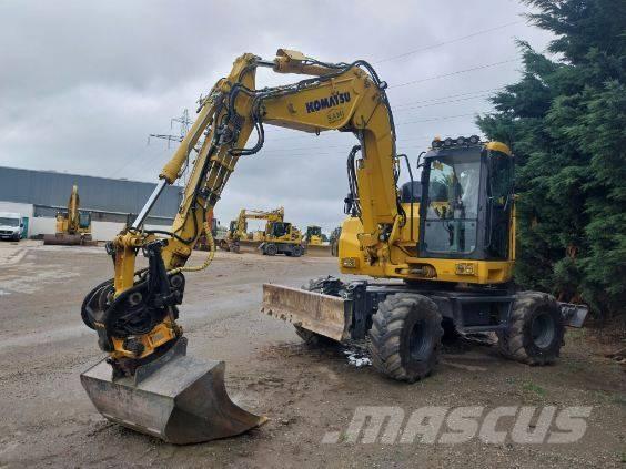 Komatsu PW138MR-11 Gravemaskiner på hjul