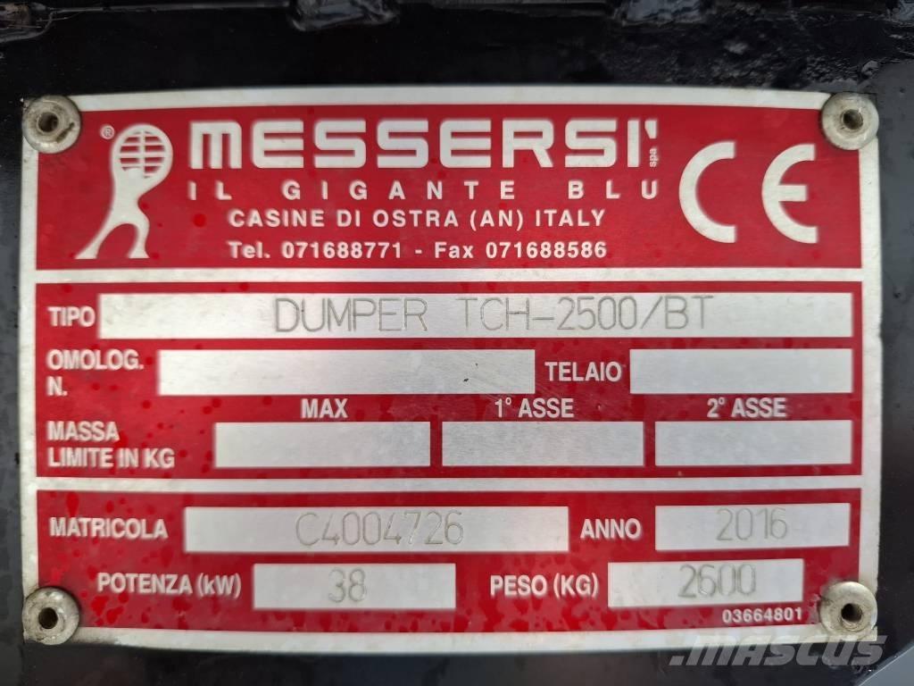 Messersi TCH 2500 BT Bælte-tipvogn
