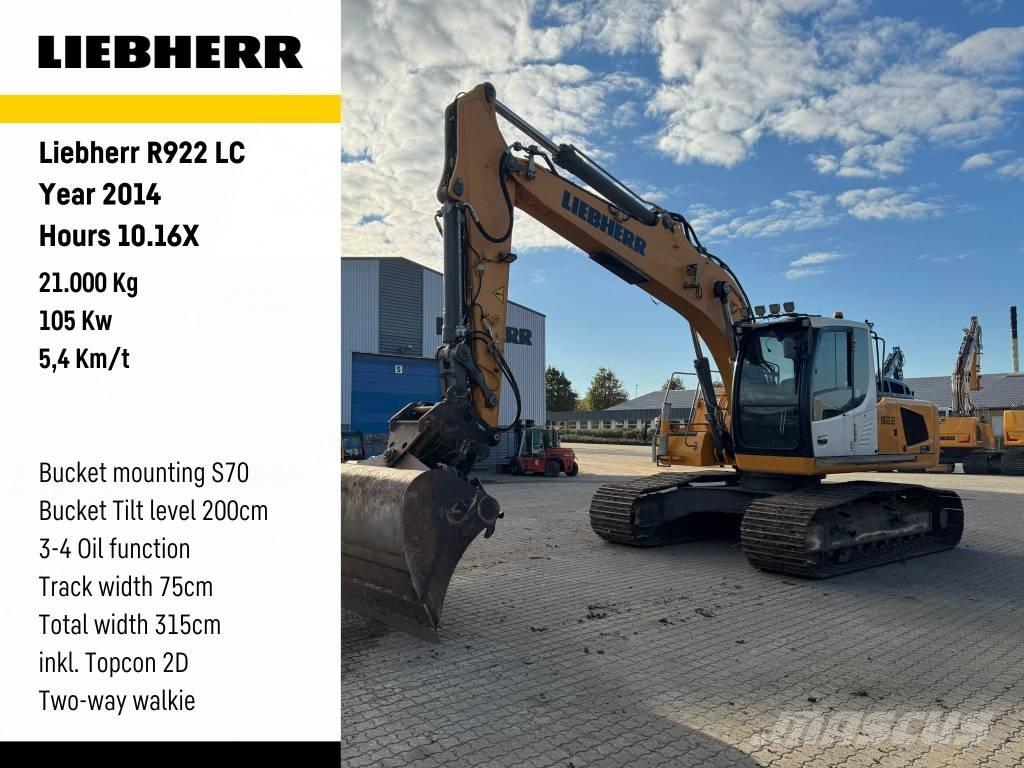 Liebherr R 922 Gravemaskiner på larvebånd