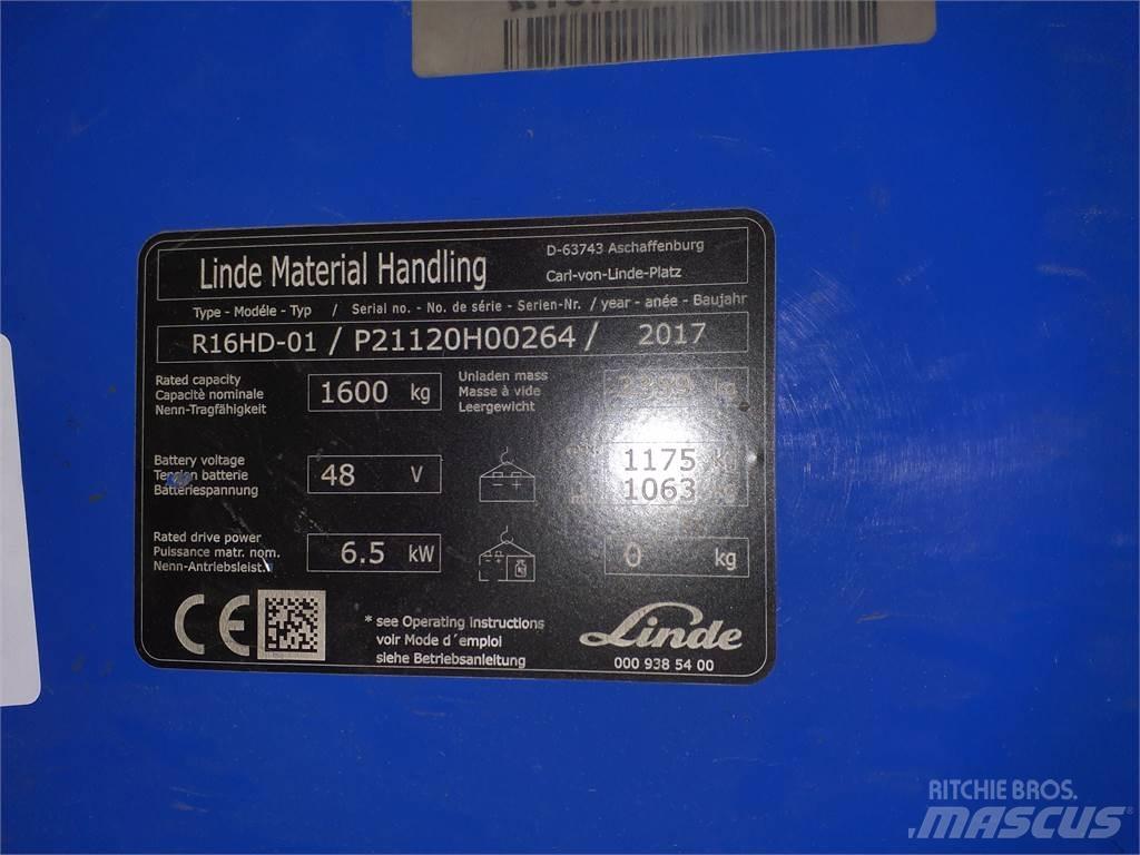 Linde R16HD Reachtruck