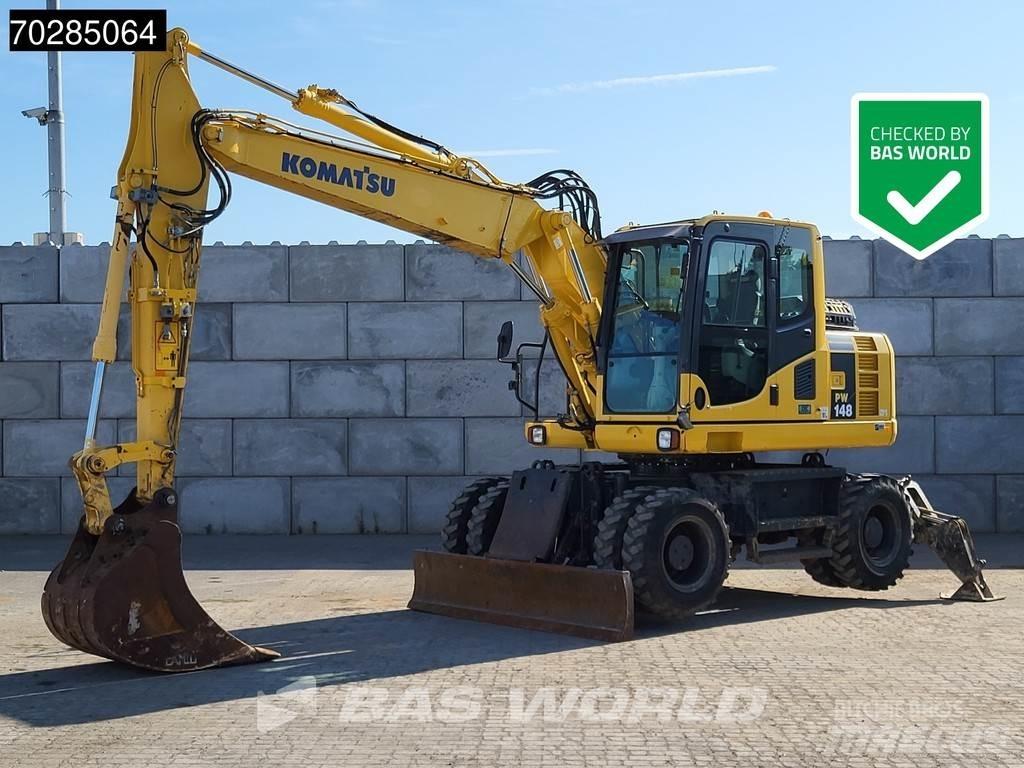 Komatsu PW148 -8 Gravemaskiner på hjul