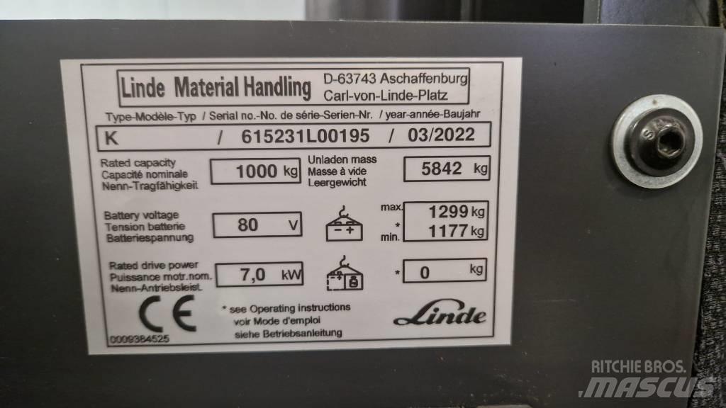 Linde K El gaffeltrucks