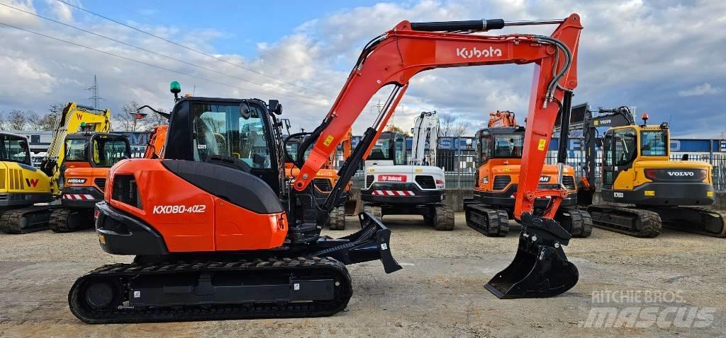 Kubota KX 080-4 Midi-gravemaskiner 7t - 12t