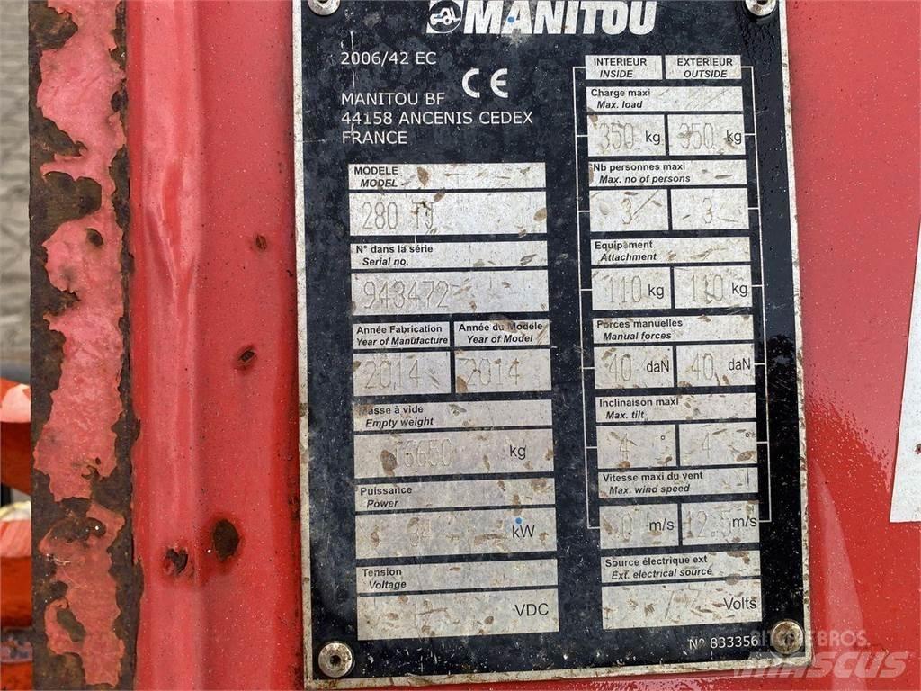 Manitou 280TJ Bomlifte med knækarm
