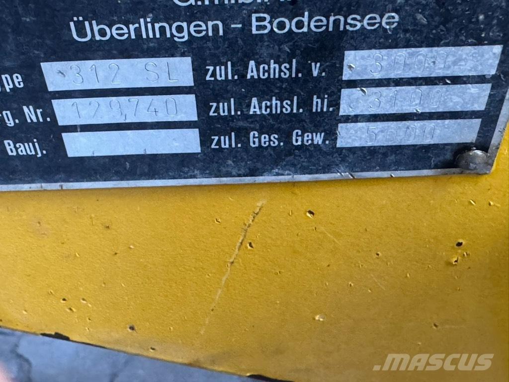 Kramer-allrad 312 SL Læssemaskiner på hjul